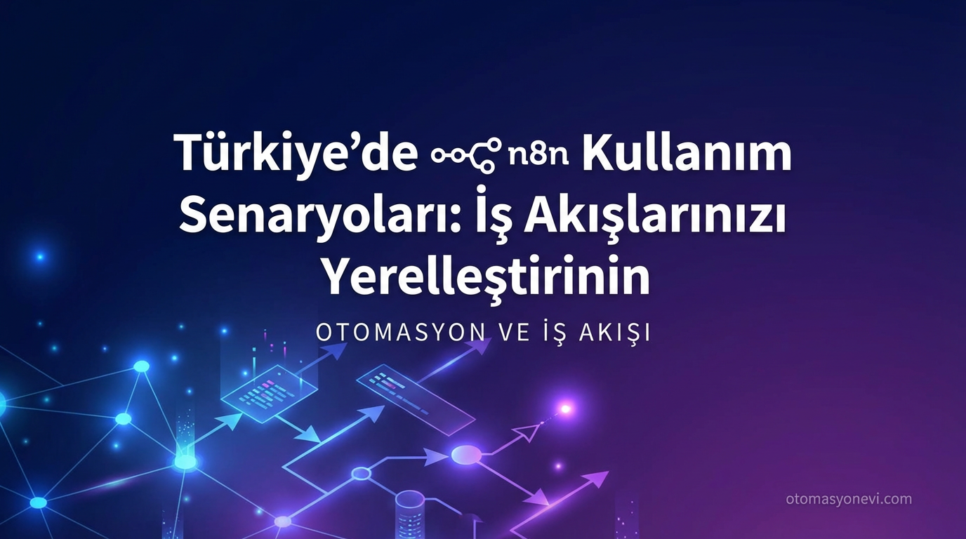 Türkiye’de n8n Kullanım Senaryoları: İş Akışlarınızı Yerelleştirin
